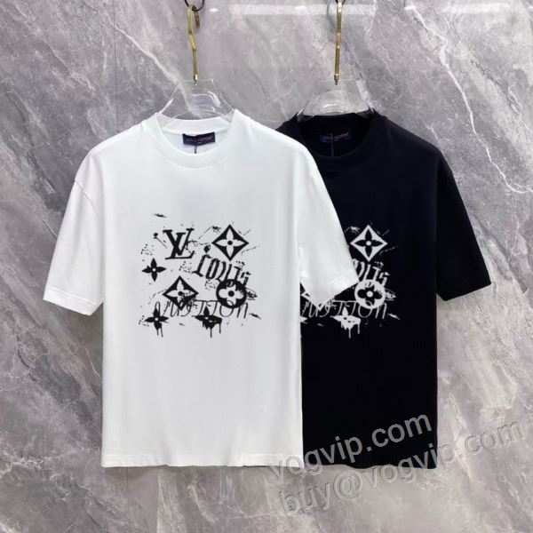 2026最新入荷 ルイ ヴィトンコピー ブランド NXZLV114 半袖Tシャツ 2色可選 魅惑