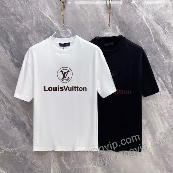 モデル大絶賛? ルイ ヴィトンコピーブランド 2026HOT大人気 NXZLV117 半袖Tシャツ 2色可選