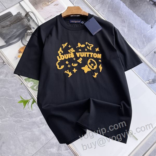 ルイ ヴィトン 大好評? LOUIS VUITTONスーパーコピー NXZLV123 半袖Tシャツ 2色可選 2026お得本物保証