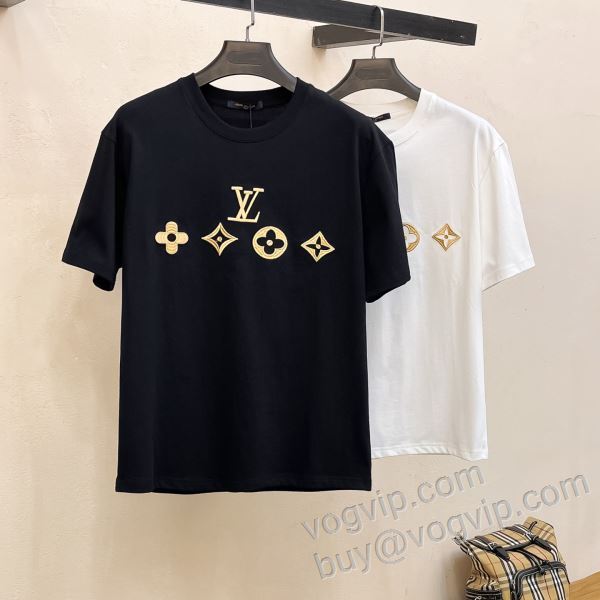 ルイ ヴィトン 2026お買い得セール NXZLV128 半袖Tシャツ 2色可選 LOUIS VUITTONコピーブランド 肌触りのいい