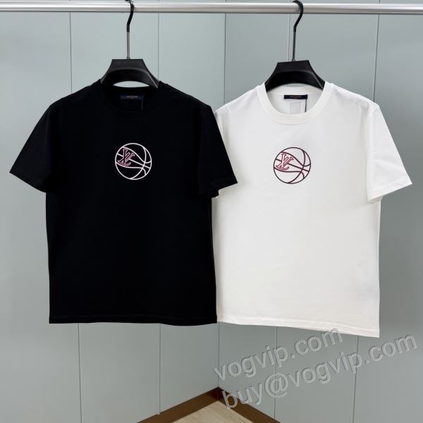 個性派 ルイ ヴィトンコピー NXZLV135 半袖Tシャツ 2色可選 2026爆買い新作登場