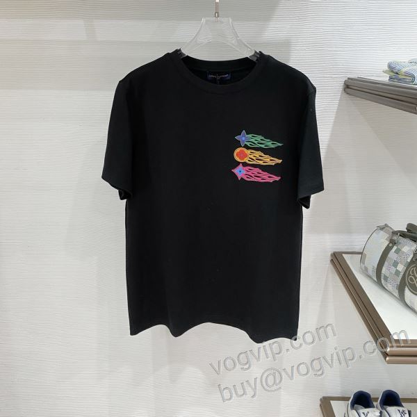上質 ルイ ヴィトンブランド 偽物 通販 2026超激得品質保証 NXZLV137 半袖Tシャツ 2色可選