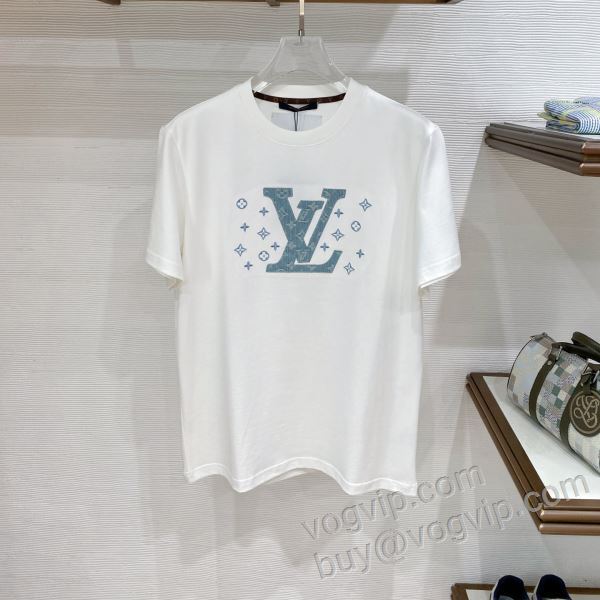 特別人気感謝SALE ルイ ヴィトンコピーブランド NXZLV139 半袖Tシャツ 2色可選 2026超激得品質保証