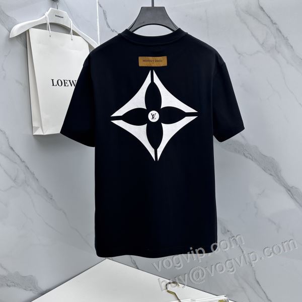 半袖Tシャツ ルイ ヴィトン偽物ブランド 2026超激得品質保証 NXZLV140 2色可選 今からの季節にピッタリ！