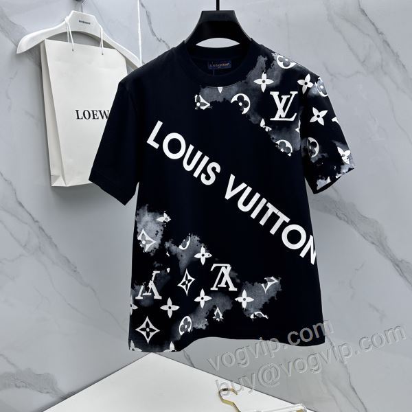 2026超人気新品 ルイ ヴィトンブランドスーパーコピー NXZLV142 半袖Tシャツ 2色可選 雑誌掲載アイテム