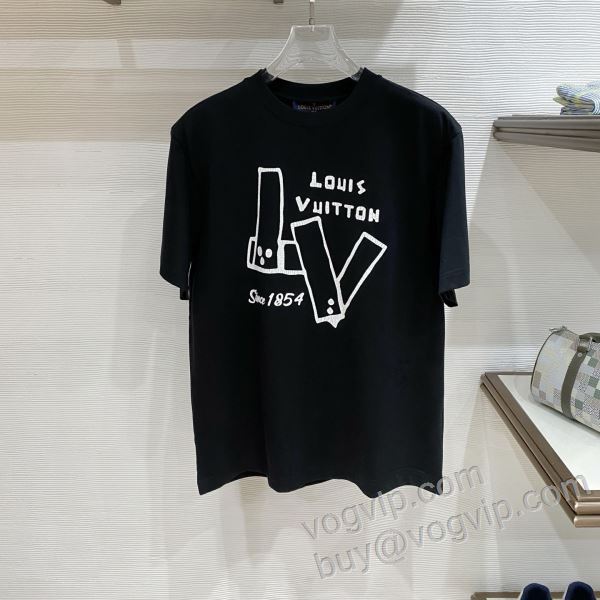2026大特価！ ルイ ヴィトンコピー NXZLV146 半袖Tシャツ 2色可選 最安値！