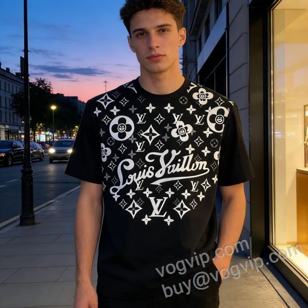 2026激安大特価安い ルイ ヴィトンブランドコピー NXZLV154 半袖Tシャツ 2色可選 落ち着いた感覚