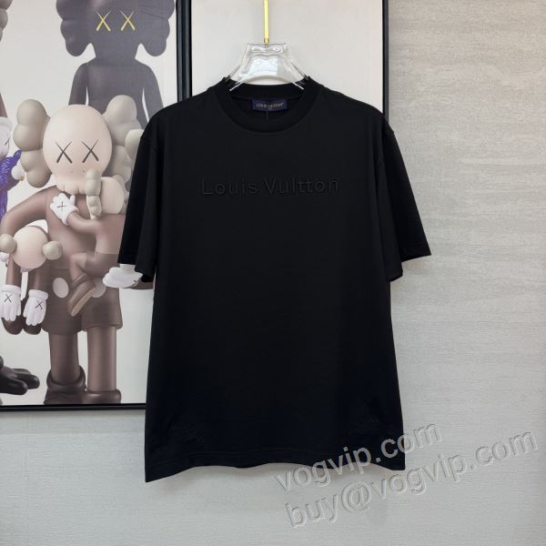 ルイ ヴィトン LOUIS VUITTONコピーブランド 2026品質保証お買い得 NXZLV161 半袖Tシャツ 2色可選 超目玉