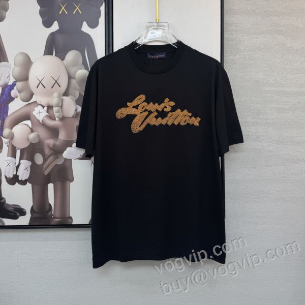 存在感のある ルイ ヴィトン LOUIS VUITTONブランドコピー 2026人気セール低価 NXZLV165 半袖Tシャツ 2色可選