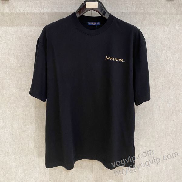 ルイ ヴィトン偽物ブランド 2026春夏季超人気 NXZLV181 半袖Tシャツ 2色可選 大人気再登場