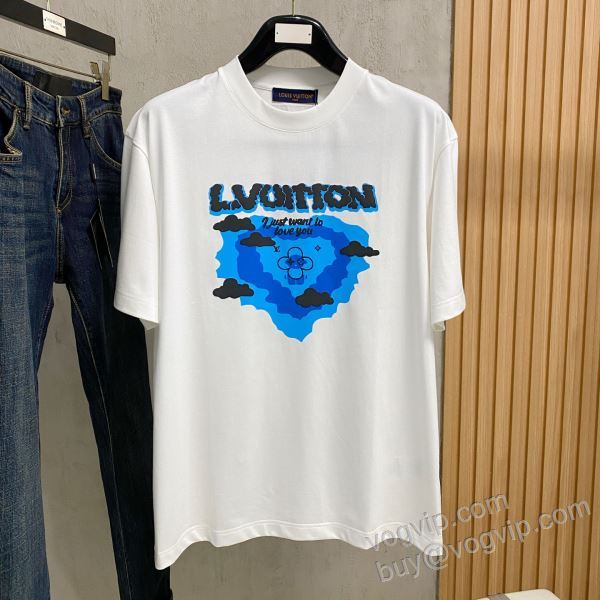 目玉商品 ルイ ヴィトンスーパーコピー 2026最新入荷 NXZLV182 半袖Tシャツ 2色可選