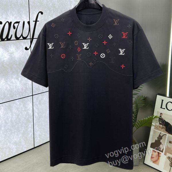 ルイ ヴィトンブランドコピー 大好評? NXZLV184 半袖Tシャツ 2色可選 2026最新入荷
