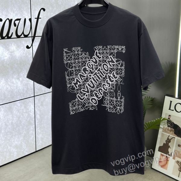 ルイ ヴィトン 2026最新入荷 NXZLV185 半袖Tシャツ 3色可選 LOUIS VUITTONブランドコピー 高評価の人気品