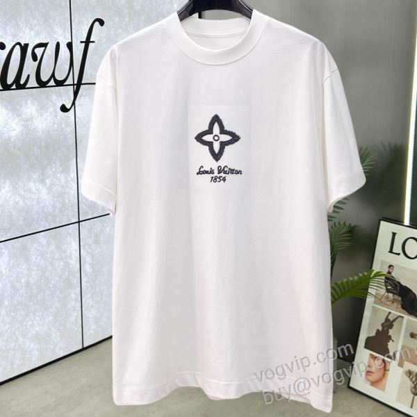 ルイ ヴィトン 大絶賛！ LOUIS VUITTONスーパーコピー 激安 2026お買い得本物保証 NXZLV190 半袖Tシャツ 2色可選