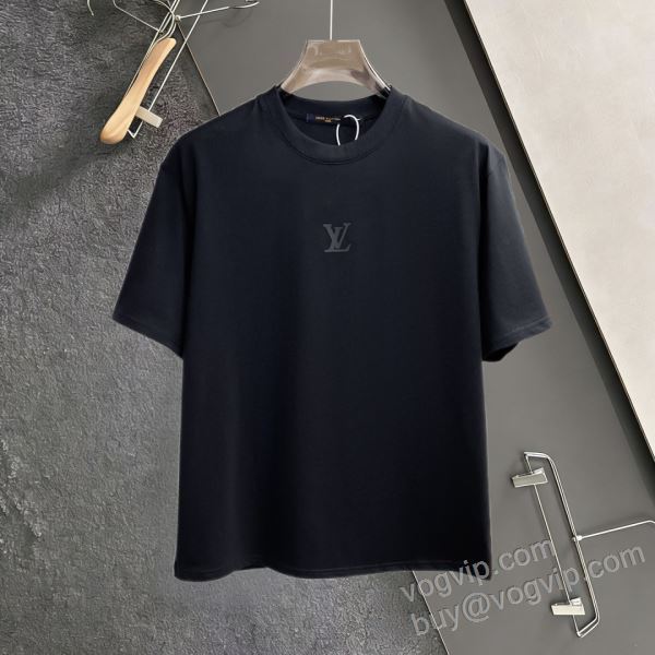 2026お買い得本物保証 ルイ ヴィトン LOUIS VUITTONコピーブランド NXZLV191 半袖Tシャツ 2色可選 【人気ブログ掲載】