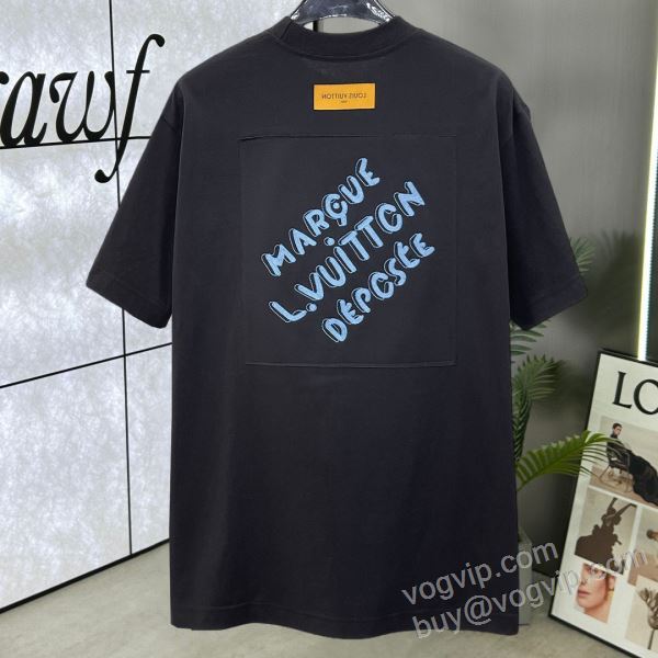 半袖Tシャツ お洒落自在 ルイ ヴィトン LOUIS VUITTONスーパーコピー 2026お買い得本物保証 NXZLV193 3色可選