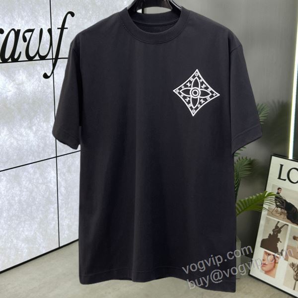 個性派 ルイ ヴィトンブランドコピー NXZLV196 半袖Tシャツ 2色可選 2026爆発的通販