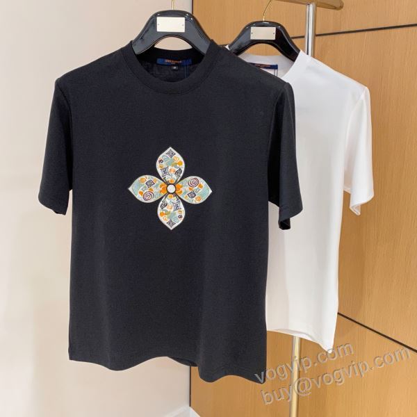 2026超激得高品質 ルイ ヴィトン偽物ブランド NXZLV203 半袖Tシャツ 2色可選 素敵