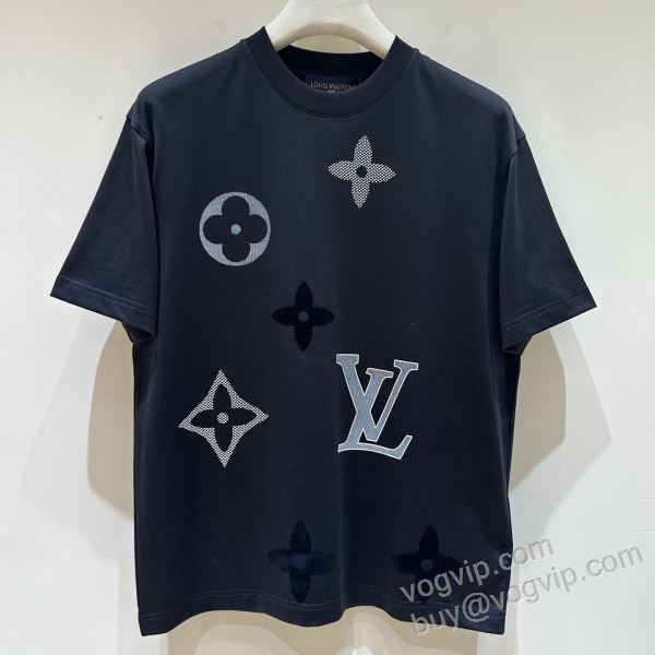 お買い得品 ルイ ヴィトンブランドコピー 2026超人気新品 NXZLV206 半袖Tシャツ 2色可選