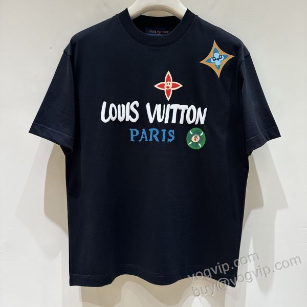 ルイ ヴィトン LOUIS VUITTONスーパーコピー 高級感ある NXZLV208 半袖Tシャツ 2色可選 2026超人気新品