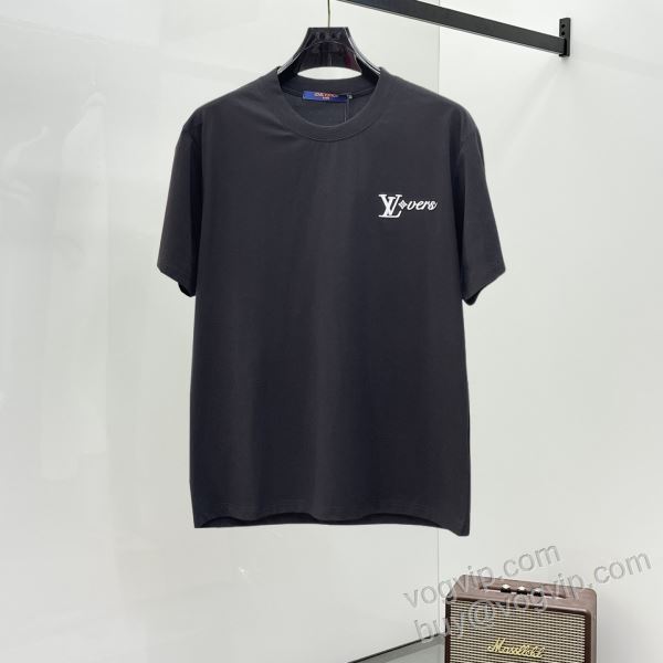 ファション性の高い ルイ ヴィトン LOUIS VUITTONコピー ブランド 2026高級品 通販 NXZLV210 半袖Tシャツ 2色可選