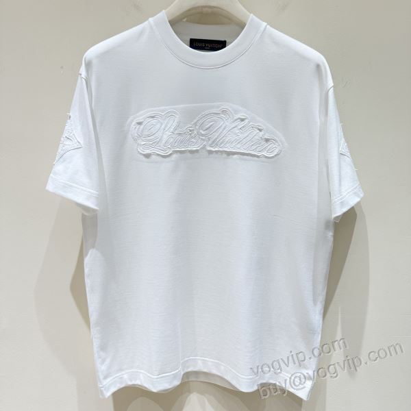 ルイ ヴィトン LOUIS VUITTONスーパーコピー 激安 落ち着いた感覚 NXZLV212 半袖Tシャツ 2色可選 2026高級品 通販