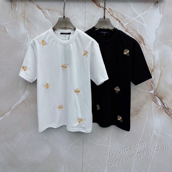 2026品質保証安い NXZLV222 半袖Tシャツ 2色可選 ルイ ヴィトンブランド 偽物 通販 ファッション 人気