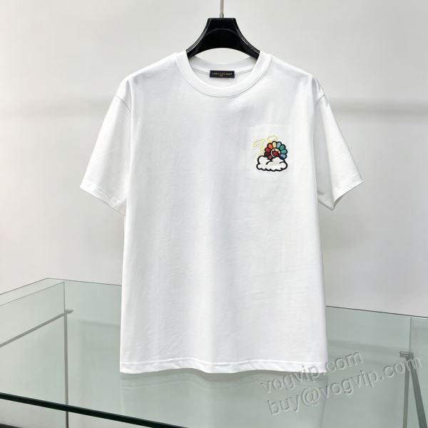 2026人気セール高品質 ルイ ヴィトンブランドスーパーコピー NXZLV227 海外限定ライン 半袖Tシャツ 2色可選