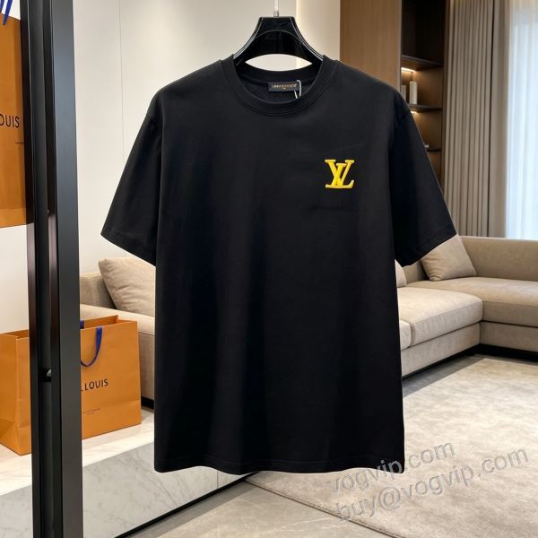 争奪戦必至 ルイ ヴィトン LOUIS VUITTONスーパーコピー 2026数量限定本物保証 NXZLV230 半袖Tシャツ 2色可選