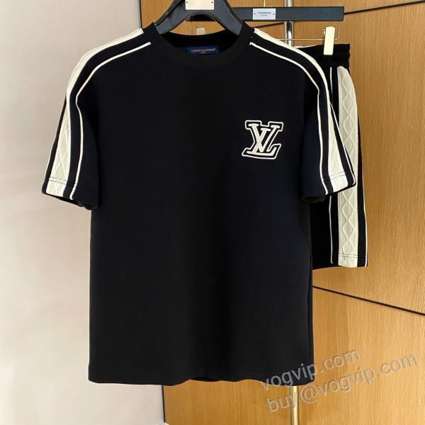 上下セット 半袖Tシャツ セレブ愛用の超人気商品 ルイ ヴィトンスーパーコピー 2026新作入荷限定セール NXZLV241