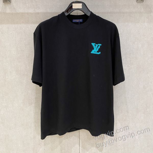 2026新作品 ルイ ヴィトン LOUIS VUITTONブランドコピー 高級感漂わせる NXZLV251 半袖Tシャツ 2色可選