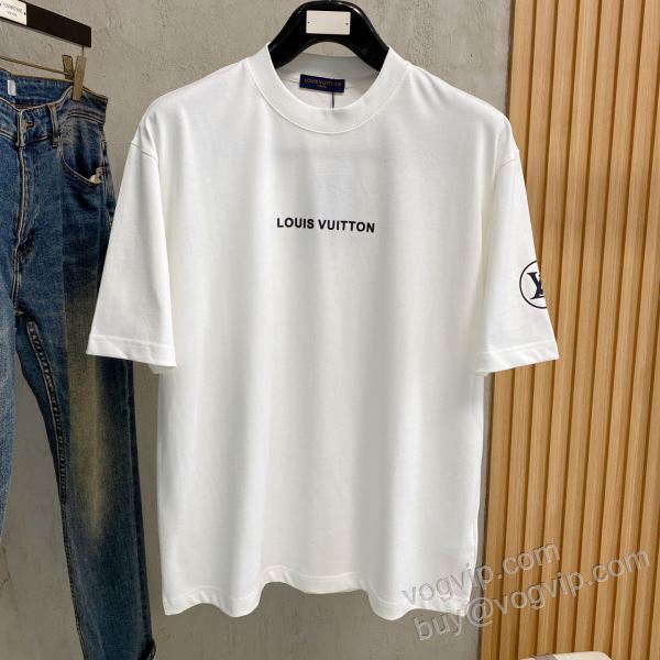 絶大な人気を誇る ルイ ヴィトン 半袖Tシャツ 2色可選 LOUIS VUITTONスーパーコピー 激安 2026HOT人気セール NXZLV256