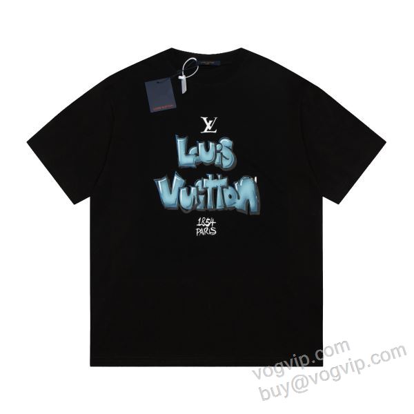 ルイ ヴィトン 2026超激得100%新品 NXZLV273 半袖Tシャツ 2色可選 LOUIS VUITTONブランドコピー 変わらない人気を誇る