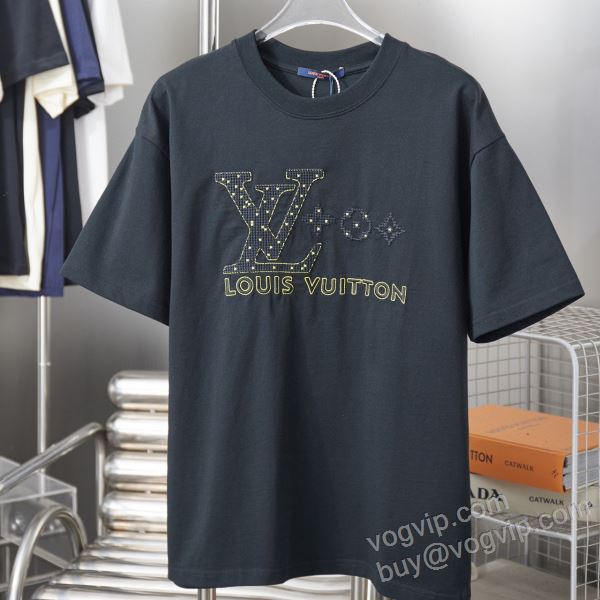 2026品質保証高品質 NXZLV293 半袖Tシャツ 2色可選 ルイ ヴィトンブランドスーパーコピー 上品な輝きを放つ形
