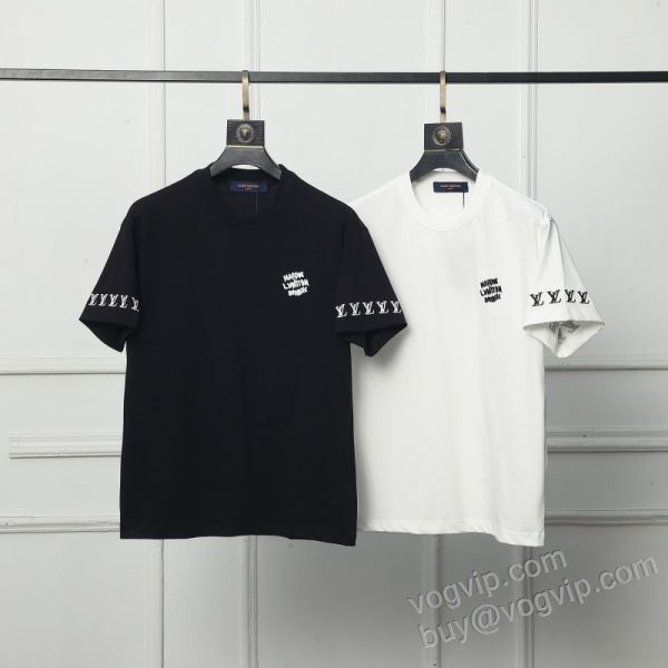 値下げ！ ルイ ヴィトン LOUIS VUITTONコピーブランド NXZLV301 半袖Tシャツ 2色可選 2026人気定番爆買い
