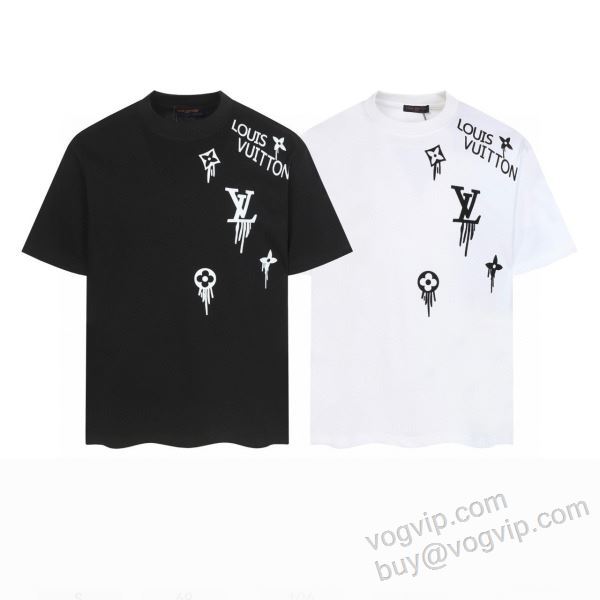 2026新商品！ ルイ ヴィトンブランドコピー NXZLV306 半袖Tシャツ 2色可選 大人気☆NEW!!
