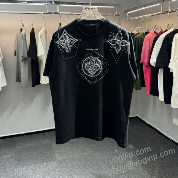 半袖Tシャツ ルイ ヴィトンコピー 2026新商品！ NXZLV308 2色可選 ★安心★追跡付