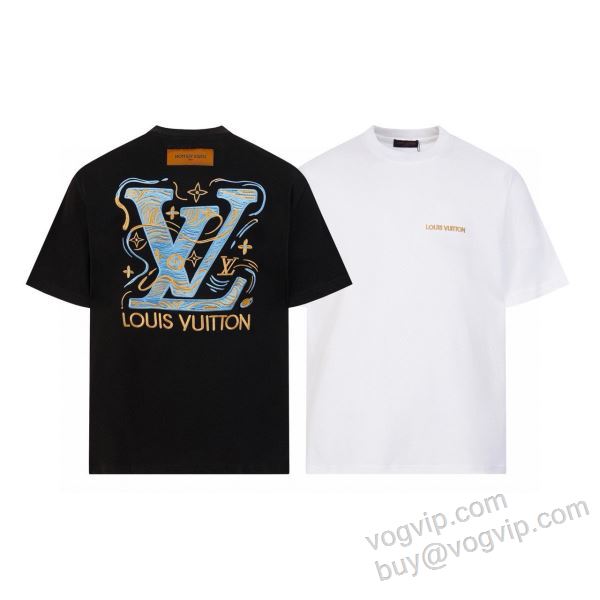 完売品！ ルイ ヴィトンコピー ブランド 2026新商品！ NXZLV309 半袖Tシャツ 2色可選