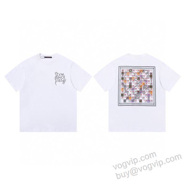 存在感◎ ルイ ヴィトンブランドスーパーコピー NXZLV315 半袖Tシャツ 2026激安大特価定番