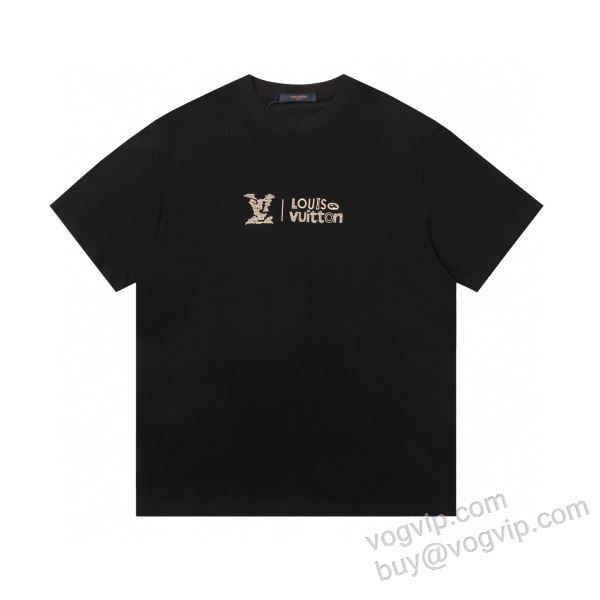半袖Tシャツ 贈り物にも◎ ルイ ヴィトンブランドコピー 2026激安大特価定番 NXZLV316 2色可選