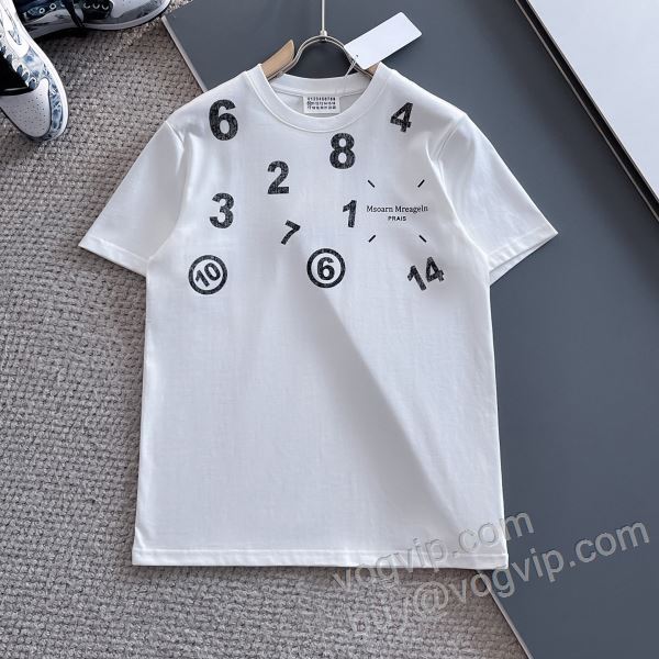 おしゃれに絶大な人気の マルタン マルジェラ コピーブランド NXZMM007 半袖Tシャツ 2色可選 2026春夏季超人気