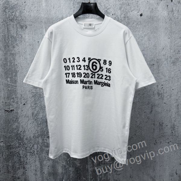 2026お買い得高品質 マルタン マルジェラ Maison Margielaコピー NXZMM014 半袖Tシャツ 2色可選 もっとも高い人気を誇る