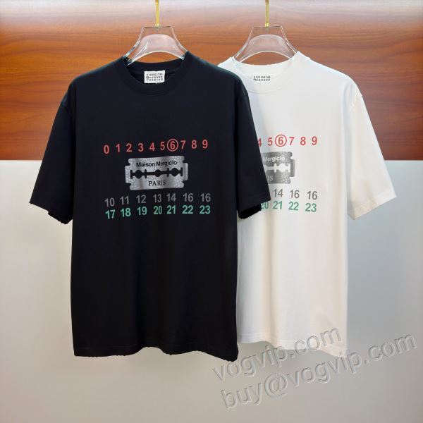 活用できるアイテム マルタン マルジェラ Maison Margielaスーパーコピー 激安 2026爆買い品質保証 NXZMM017 半袖Tシャツ 2色可選