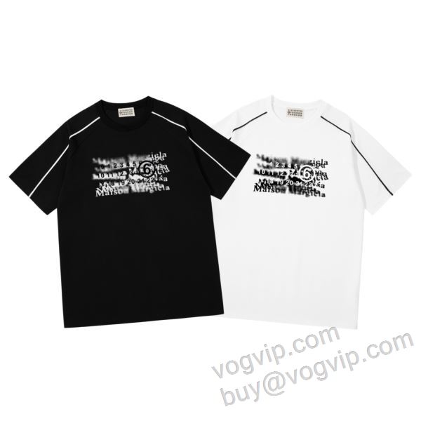 2026爆買い品質保証 マルタン マルジェラ Maison Margielaコピーブランド NXZMM018 半袖Tシャツ 2色可選 機能性も備えたアイテム