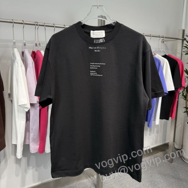 半袖Tシャツ 4色可選 マルタン マルジェラ スーパーコピー 2026超激得新作登場 NXZMM024 優美なお出かけスタイル