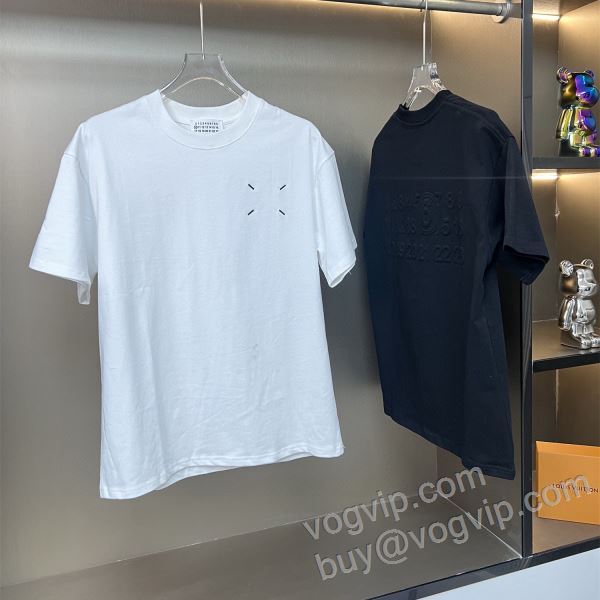 人目を惹くデザイン マルタン マルジェラ コピー 2026高級品 通販 NXZMM025 半袖Tシャツ 2色可選