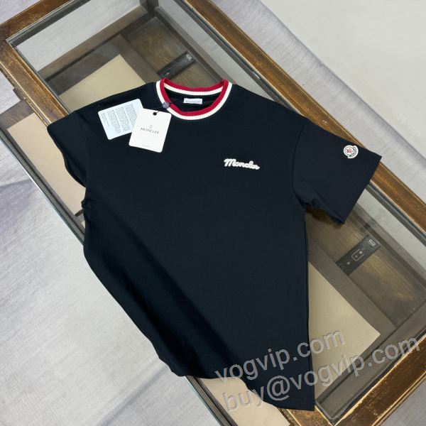 ファション性の高い モンクレール MONCLERコピーブランド NXZMO040 半袖Tシャツ 4色可選 2026爆買い新作登場