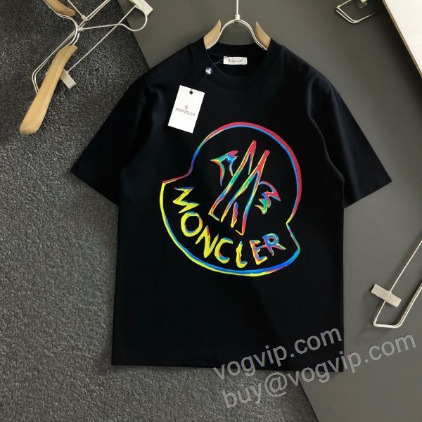2026超激得高品質 モンクレール MONCLERブランドスーパーコピー NXZMO043 半袖Tシャツ 2色可選 大人っぼい