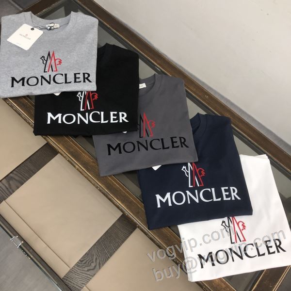 モンクレール MONCLERブランドコピー 魅力的 NXZMO044 半袖Tシャツ 5色可選 2026超激得高品質