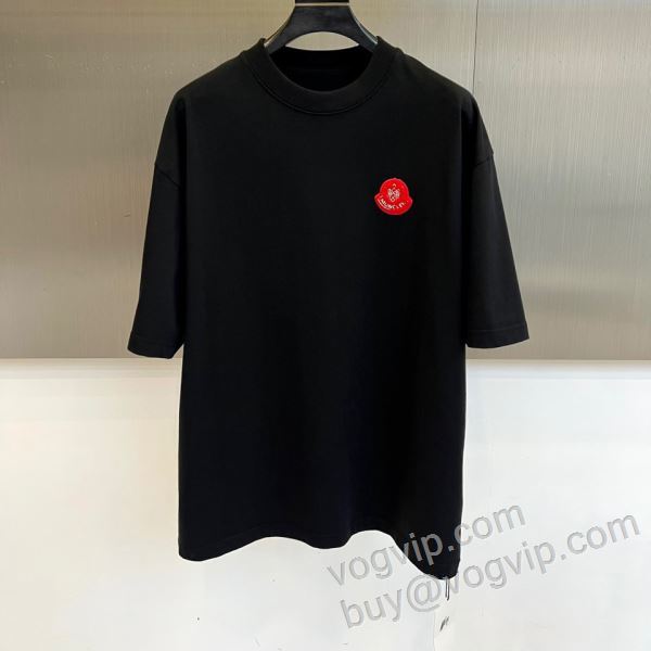 スタイリッシュな印象 モンクレール スーパーコピー信用できるサイト NXZMO048 半袖Tシャツ 2色可選 2026超人気新品